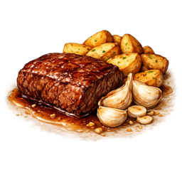 Eselfleisch mit Knoblauch_256_transp.png